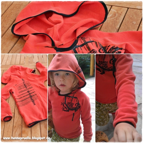 der erste Kapuzenpulli