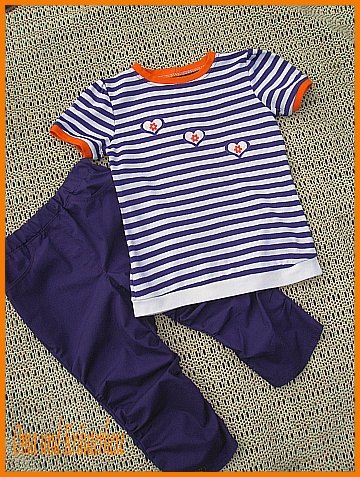 Sommerhose mit Shirt