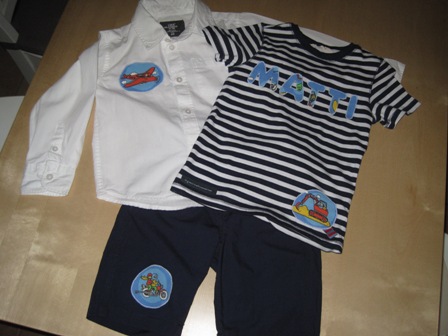 Gepimtes Outfit fr mein Patenkind
