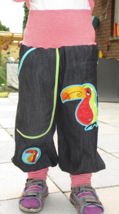 Jetzt haben wir auch eine Pluderhose