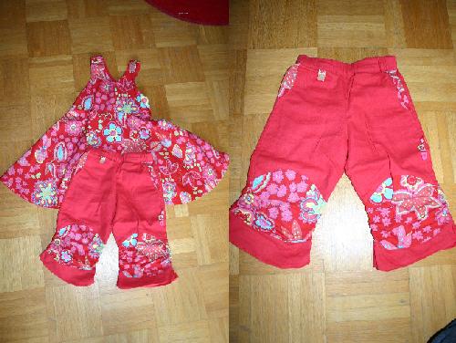 Roos Kleid und Drtij Hose