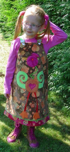 Phantasievogel-Kleid