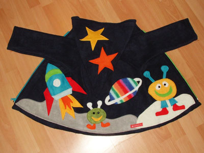 Weltraum Zipfeljacke