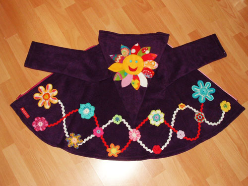 Happy Flower Zipfeljacke