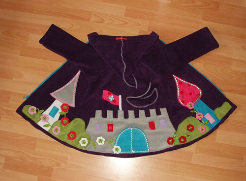 GLITZER Traumschloss Zipfeljacke