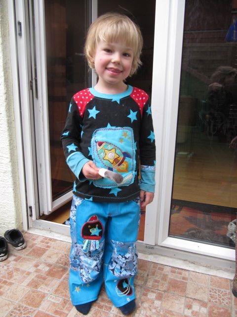 Raketen Outfit klein Fhr / Pitt