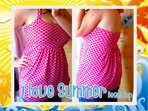 FREEBOOK i love Summer Beach Top