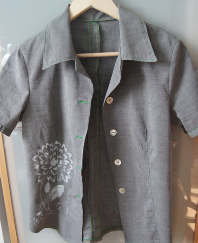 Und heute gibt es mal eine Burda-Schnitt-Bluse