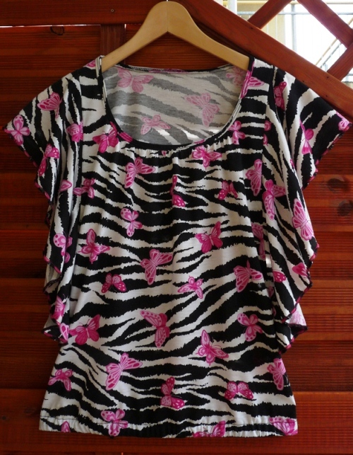 Flgelrmel-Tshirt