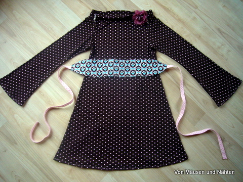 Lucille Kleid mit Grtel
