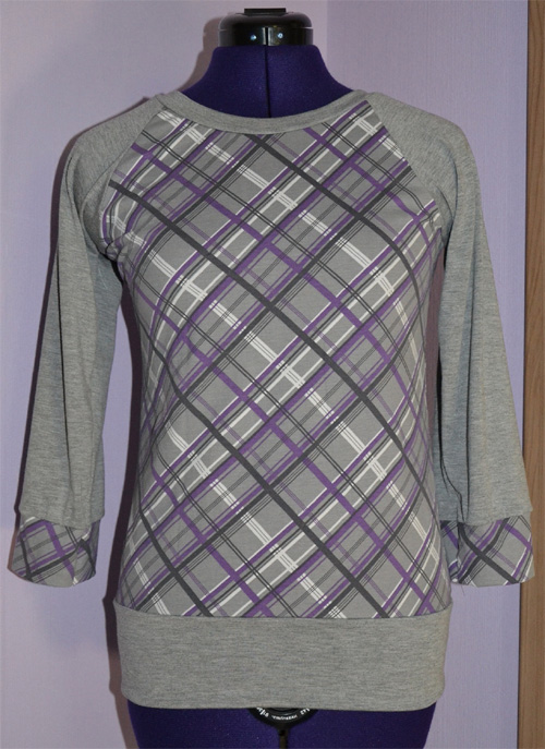 Raglan-Shirt mit 3/4-Arm