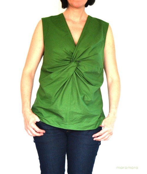 drapiertes Top
