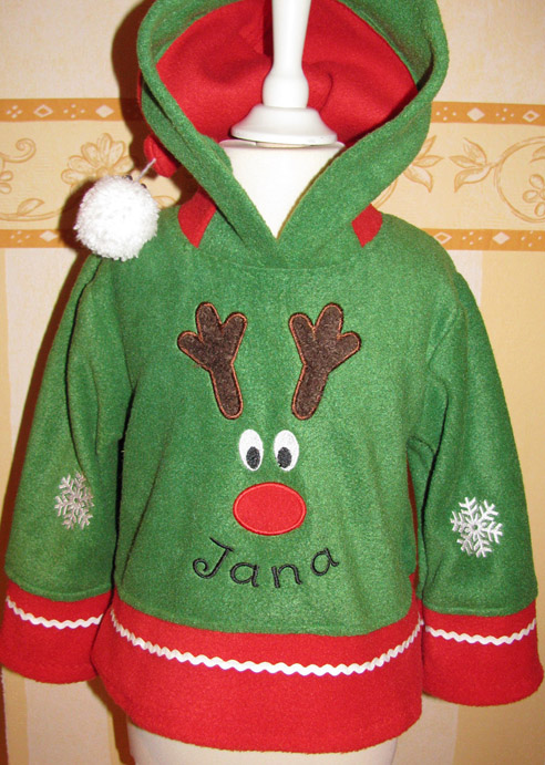 Fleecepulli Rentier