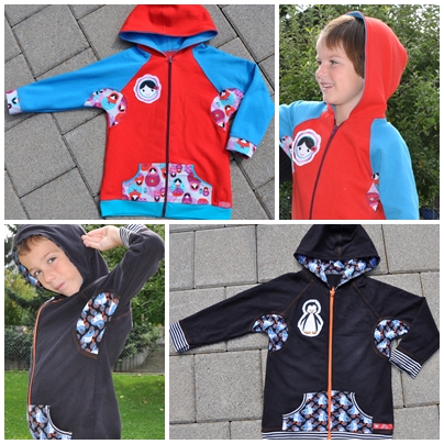 2x Sweatjacke