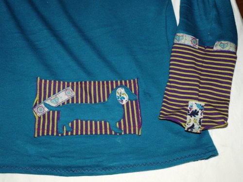 Weihnachtsshirt von hinten!