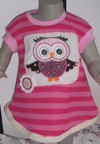 Amelie aus Rosa Strickstoff