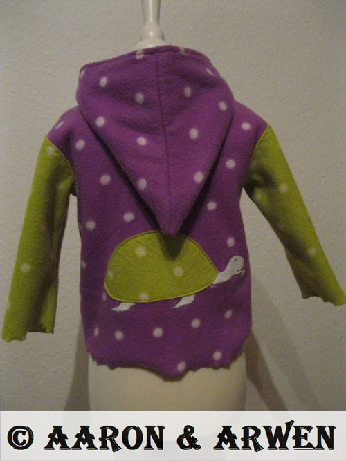 Zwergenpulli/Schlupfjacke Schildkrte