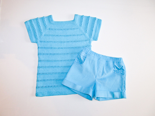 Tunika und Shorts.