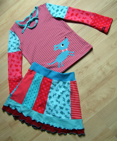 Antonia und Jolly mit Klaus