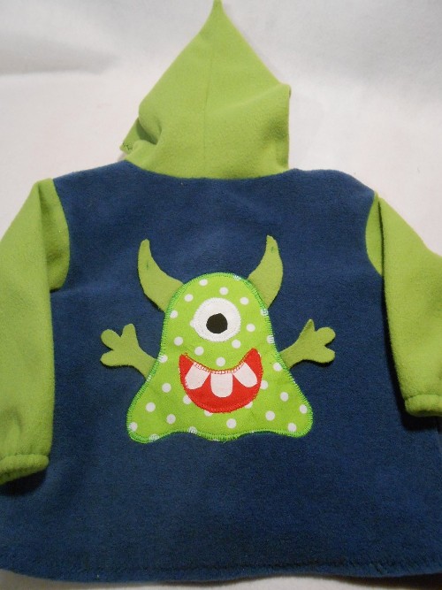 Fleecejacke Zwergenverpackung