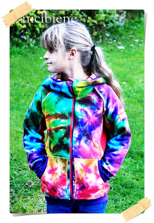 Geftterte Sweatjacke