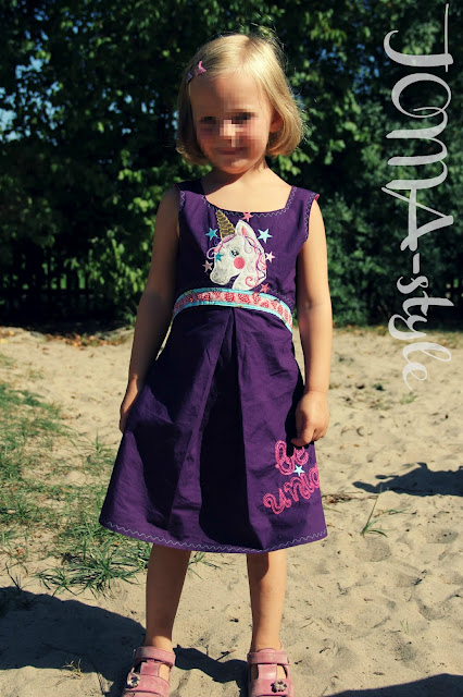HALIMA als Geschwister-Schulkind-Kleid