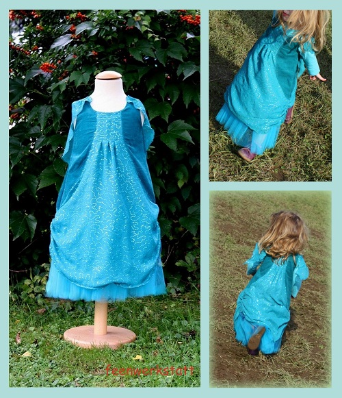 Feenkleid in petrol