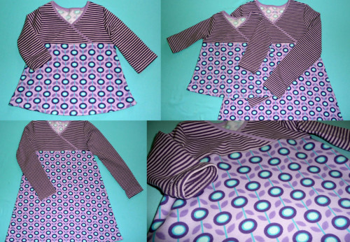 Wickelkleid fr Mini und Maxi