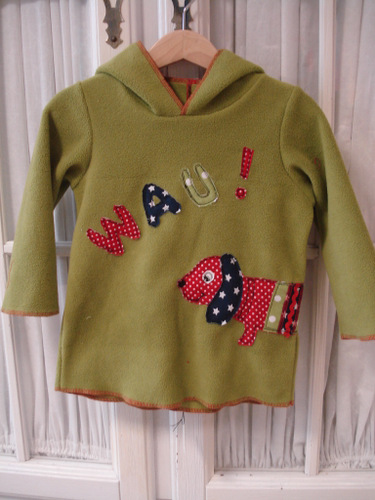 Zipfelpulli aus Fleece