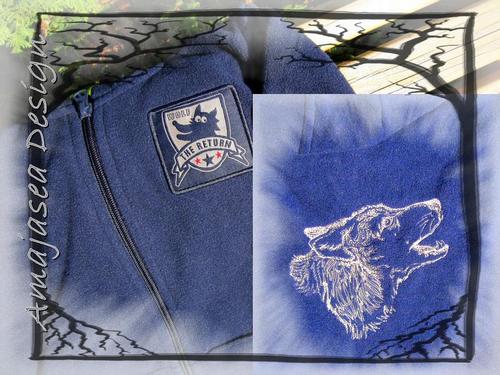 Aufgepimpte Fleecejacke
