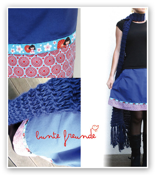 "frulein ling" arround my skirt...