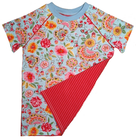 Blumiges Mdchenshirt