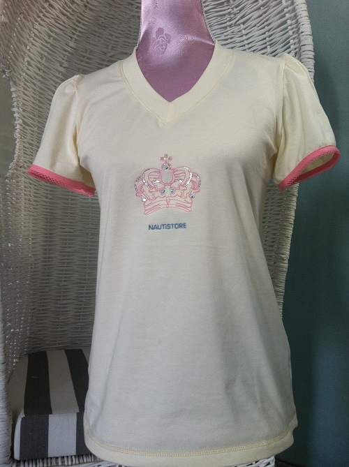 T-Shirt mit Puffrmeln