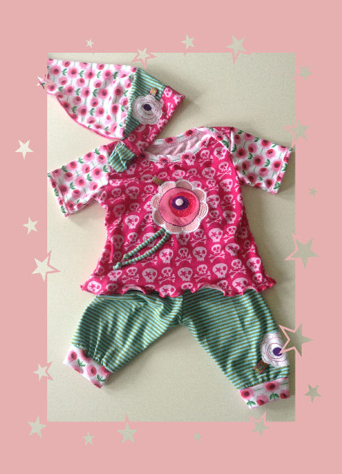 Totenkopf mit floralem Flair