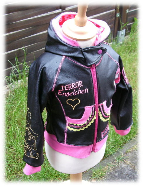 Geftterte Bandito -NEON- lederjacke
