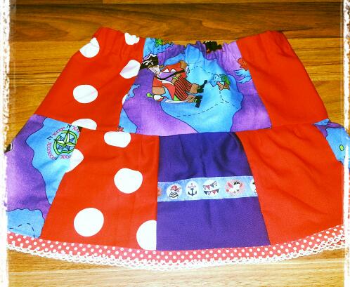 Piraten-Patchwork-Rckchen