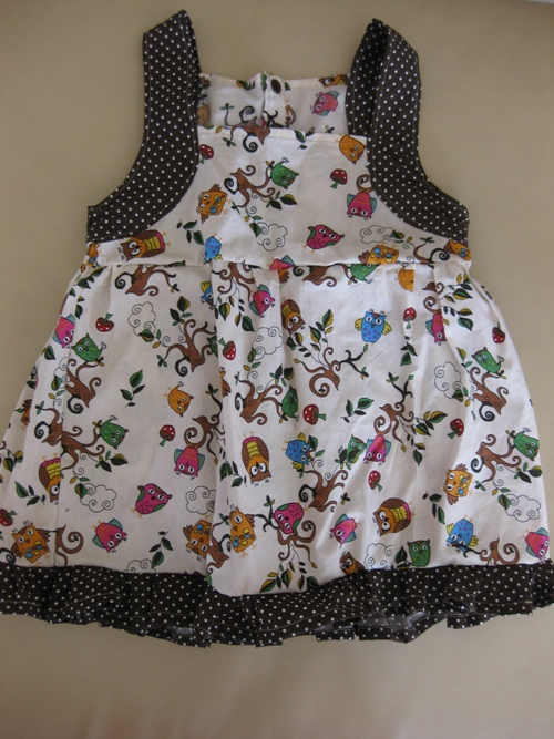 Eulenkleid von Gold-Schnitt