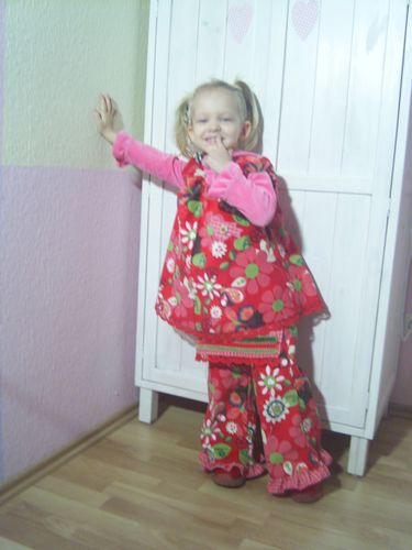 Samt Weihnachtskombi