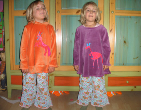 Dortje mit Jule und Enna...