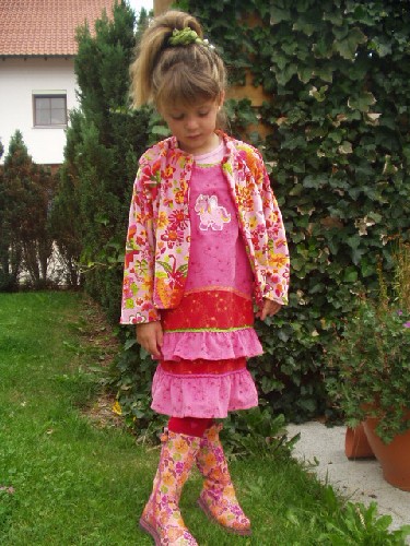 Trgerkleid-Rschenjacke-Set