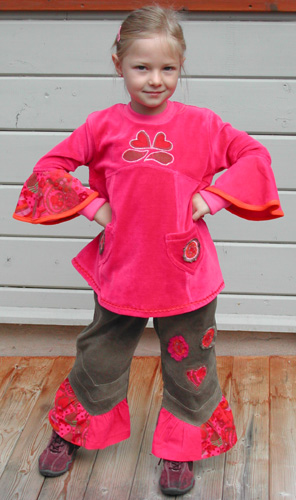 Kombi zum Pinky-Patchwork-Kleid