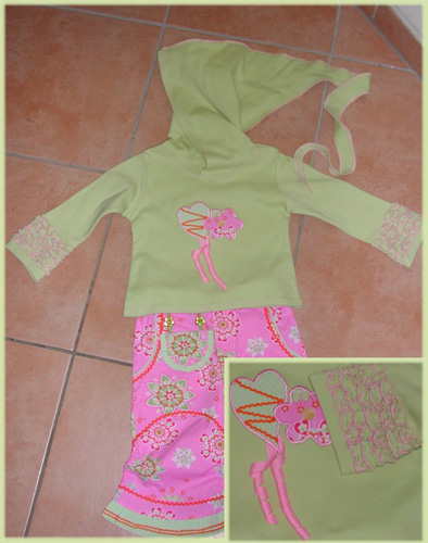 Kombi Hose Dortje und Shirt Roos 3008