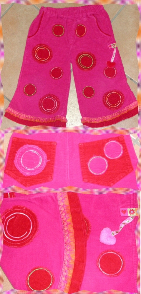 Kollektion Dots I - Dortje mit aufgestickten Kreisen