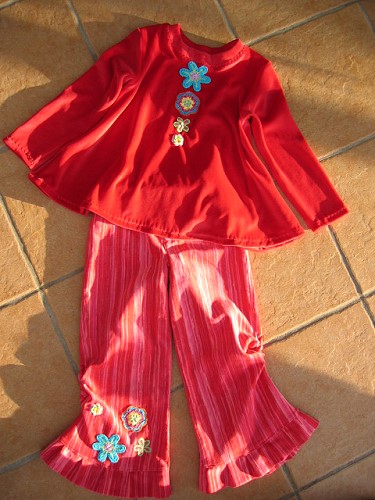 Rot-pinke Kombi
