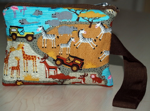 Karo Handgelenktasche