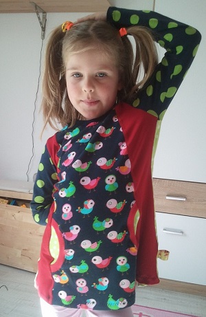 Clementine am Kind