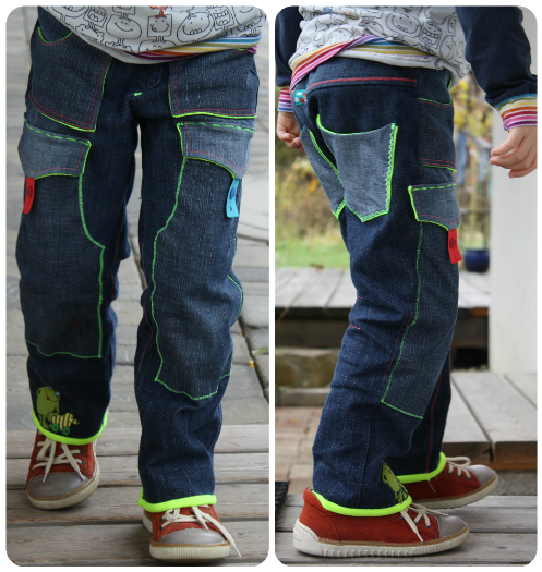 Neon-Jeans