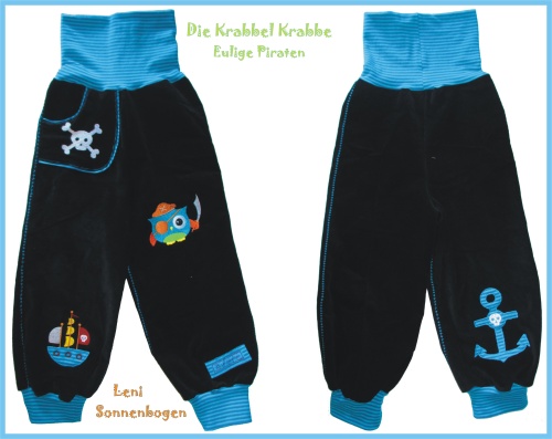 Pluderhose in 92 mit euligen Piraten