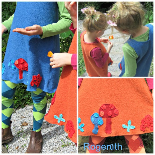 Hngerchen in blau und orange