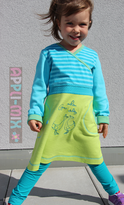 Tunika "gans schn zickig"